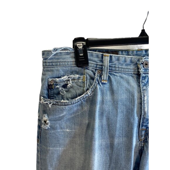 AG Jeans Fillmore Straight Leg Jeans Blue Size 33 x 34 - Picture 9 of 16